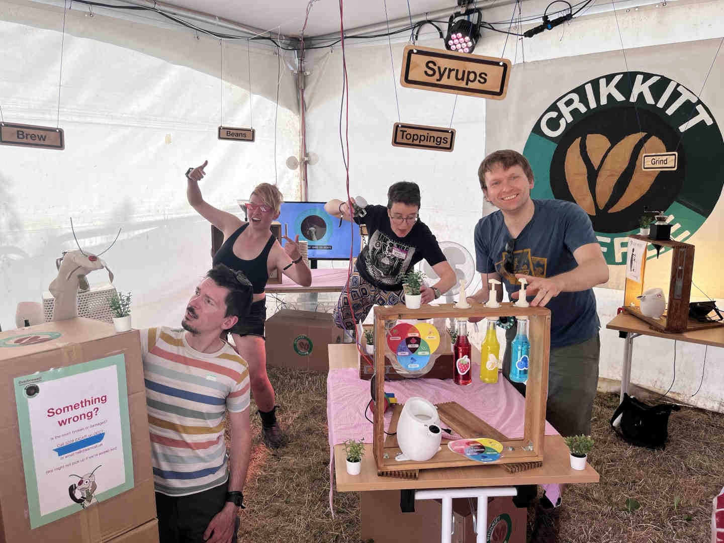 Overbrewed at EMF